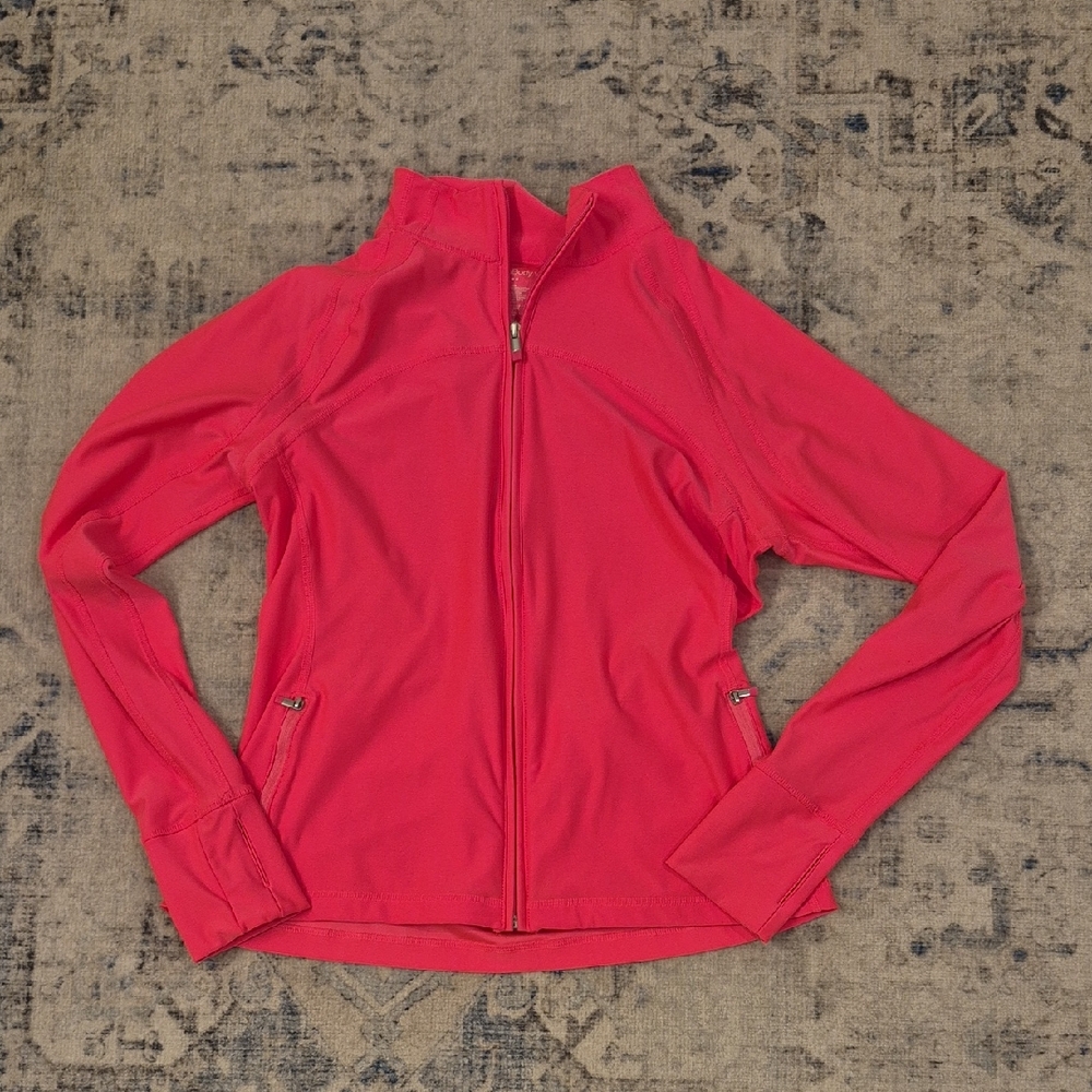Gap Barbiecore Pink Women's Zip-Up Active Jacket L